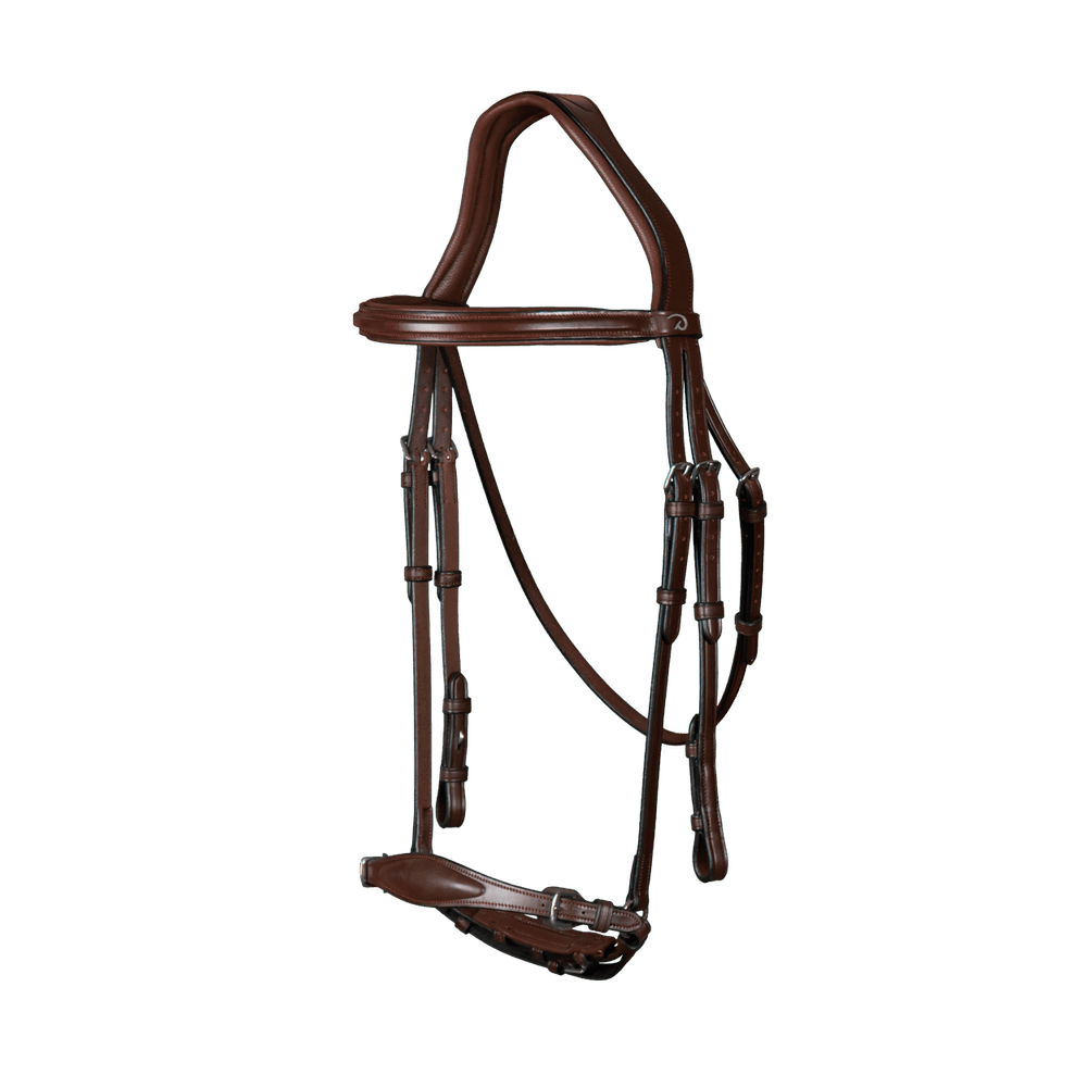 Trense mit verstellbarem hannoverschem Reithalfter