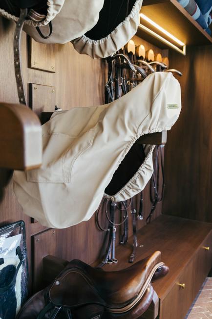 Sattelschoner Springen Beige