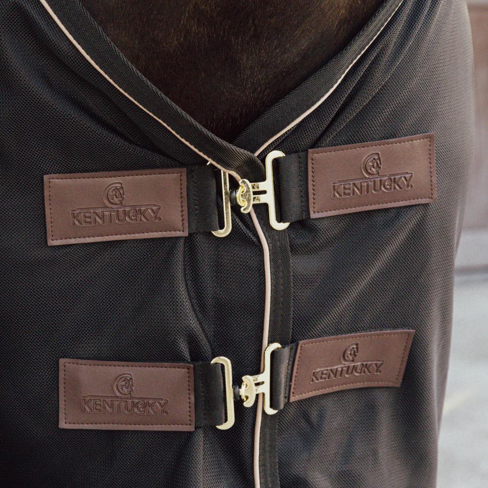 Fleece Decke mit Mesh