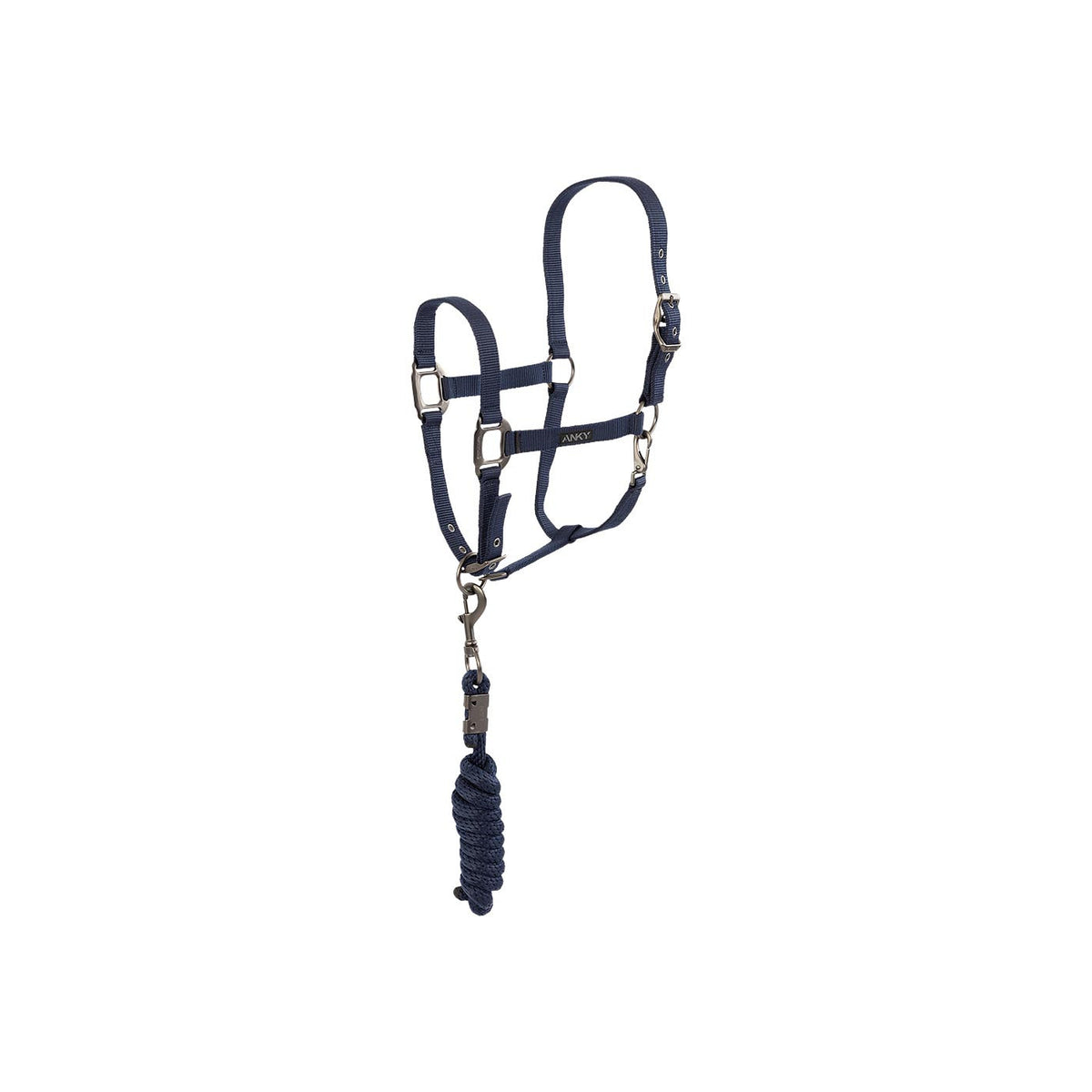 ANKY® Halfter & Führstrick, Samt-Karo ATH25002