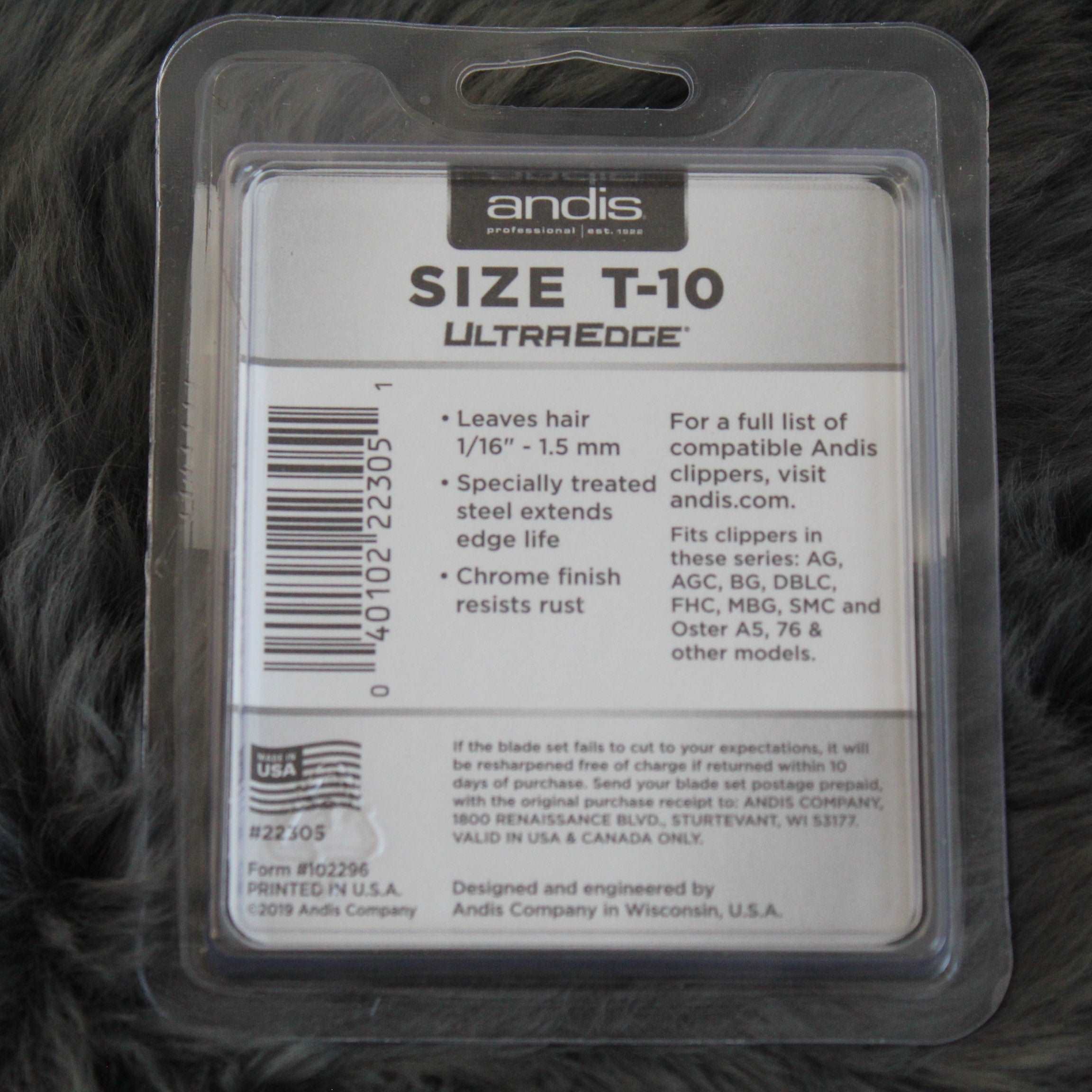 Andis T-10 Scherkopf UltraEdge Snap On breit 1,5mm