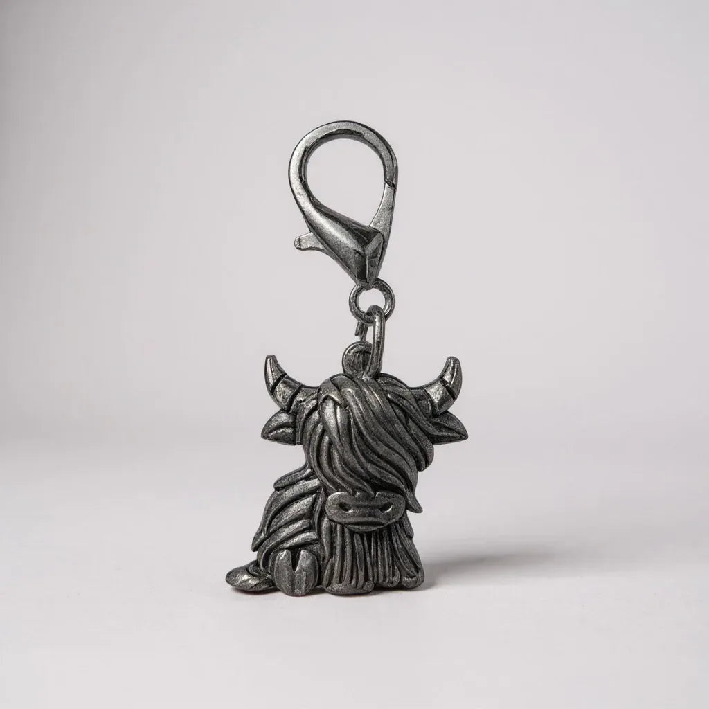 SILVER BULL Charm