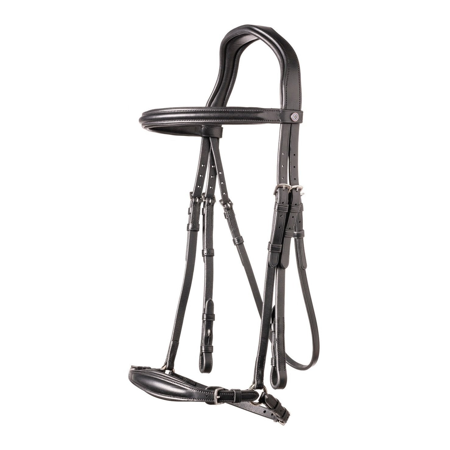 Trense Barcelona mit verstellbarem, hannoverschem Reithalfter