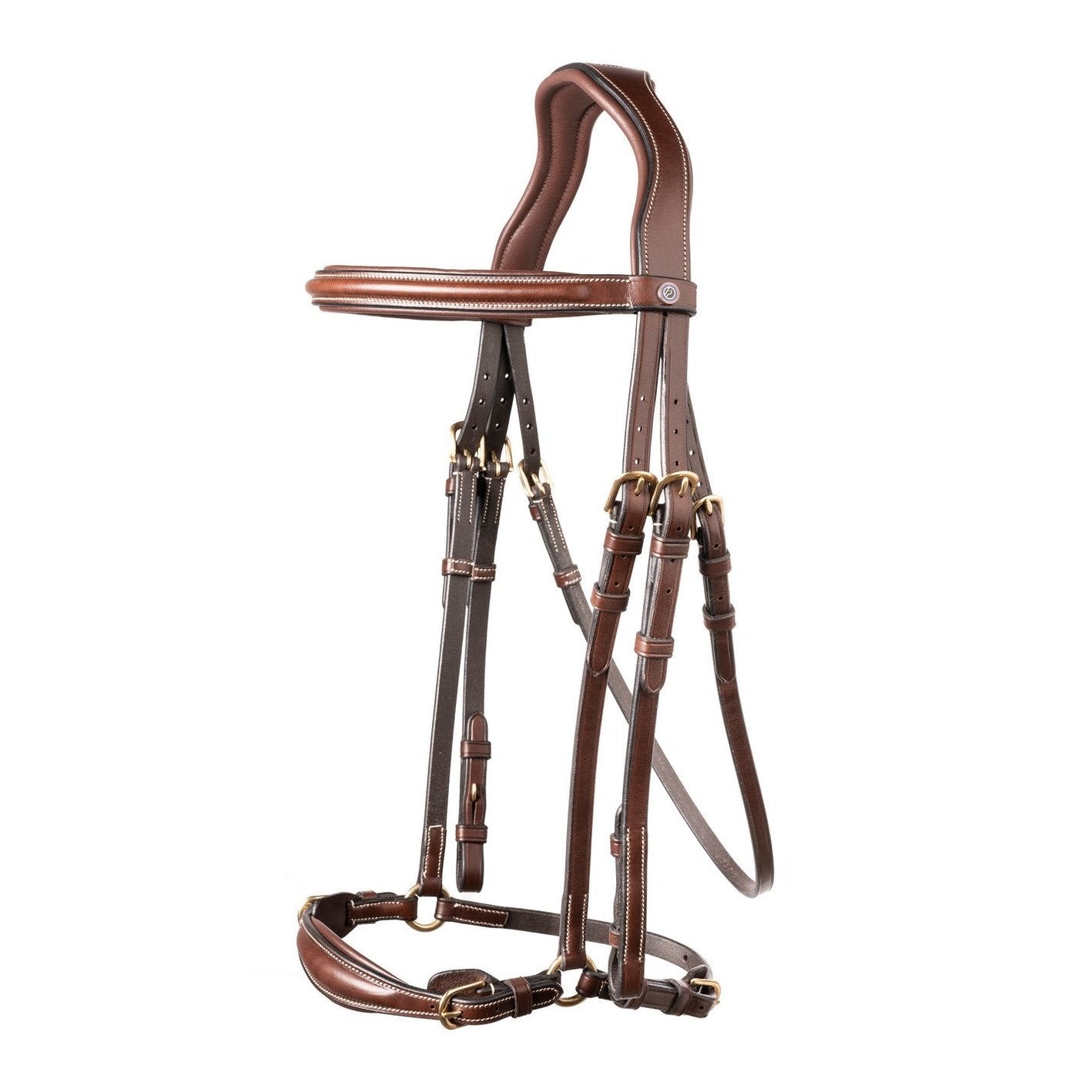 Trense Barcelona mit verstellbarem, hannoverschem Reithalfter