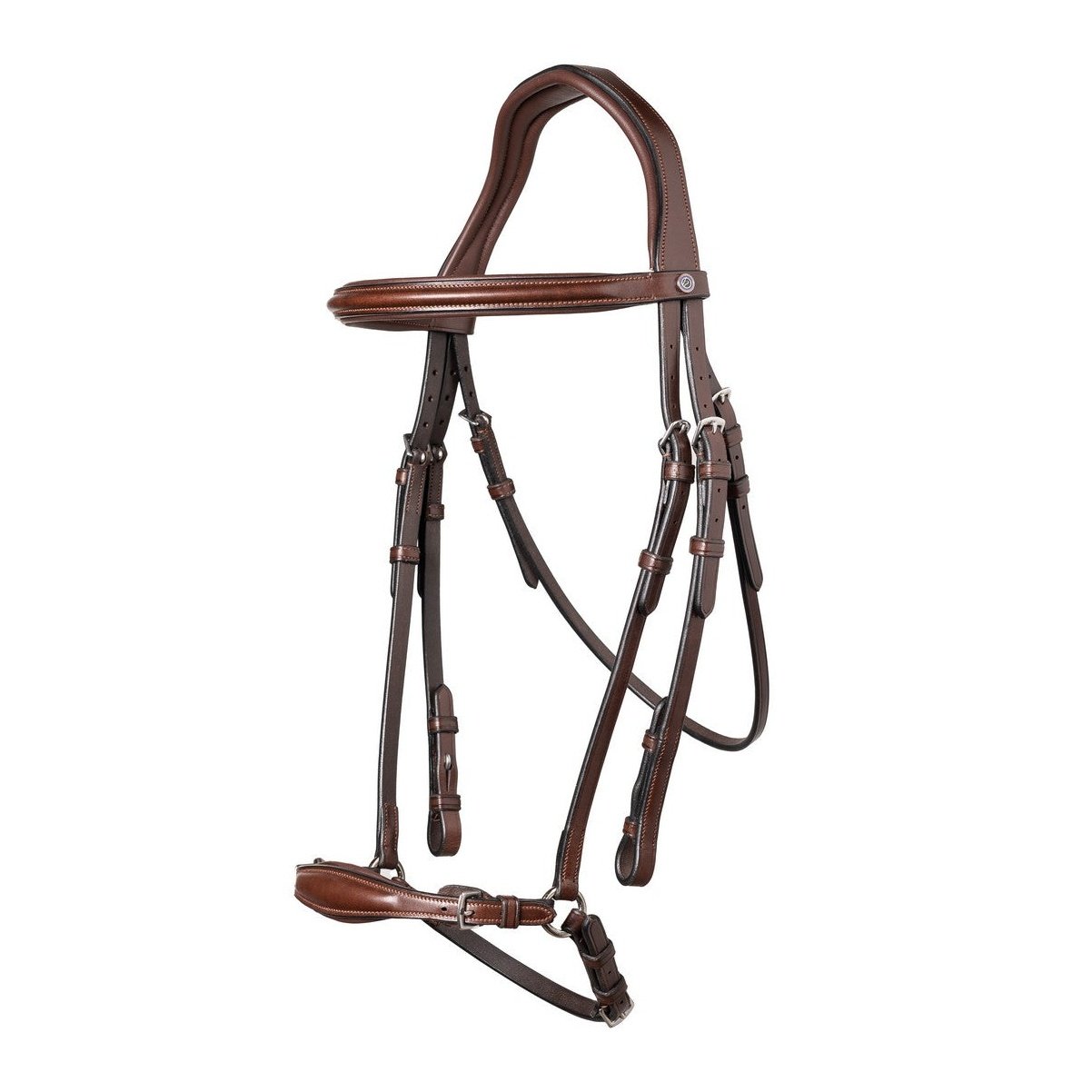 Trense Barcelona mit verstellbarem, hannoverschem Reithalfter