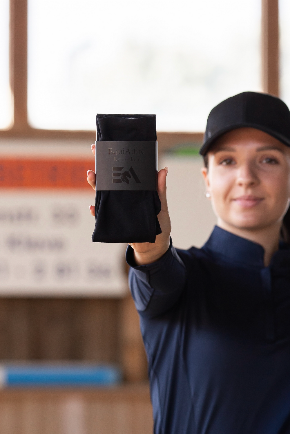 EquiAttire Reitsocken - schwarz