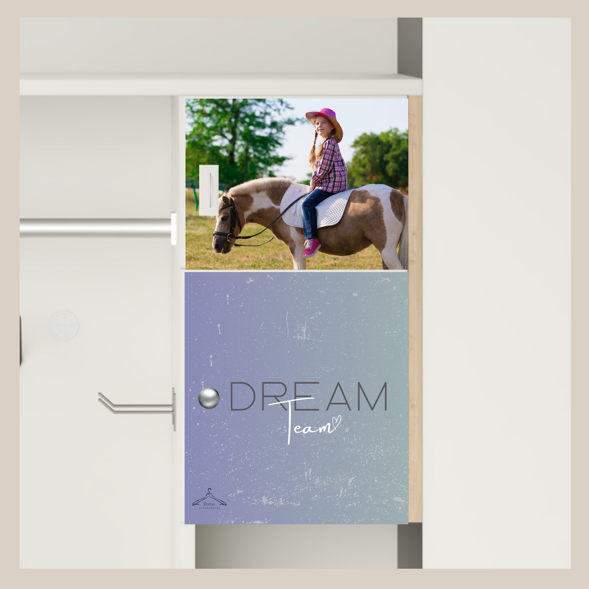 Innenfach Folie "Dreamteam" personalisiert