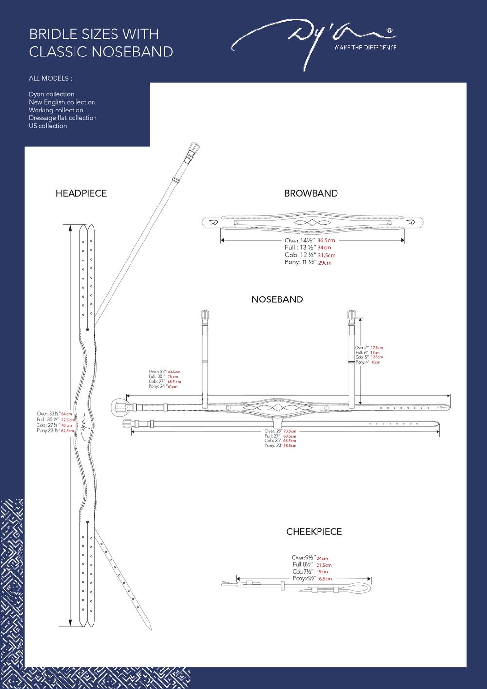 Anatomische Trense mit kombiniertem Reithalfter - DYON Collection
