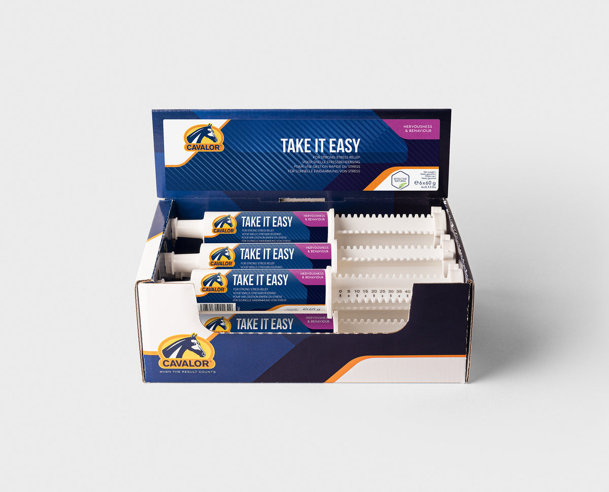 Cavalor Take it easy 60g,6 syr inges