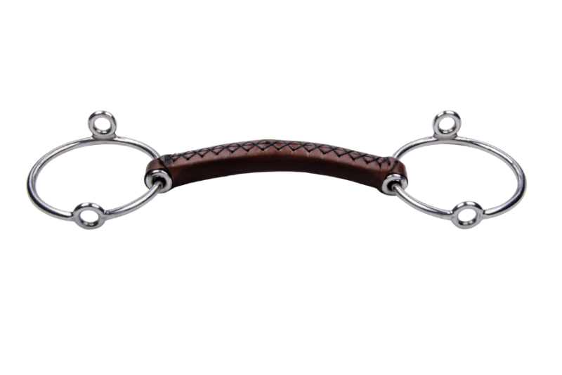 Ledergebiss Aufziehtrense