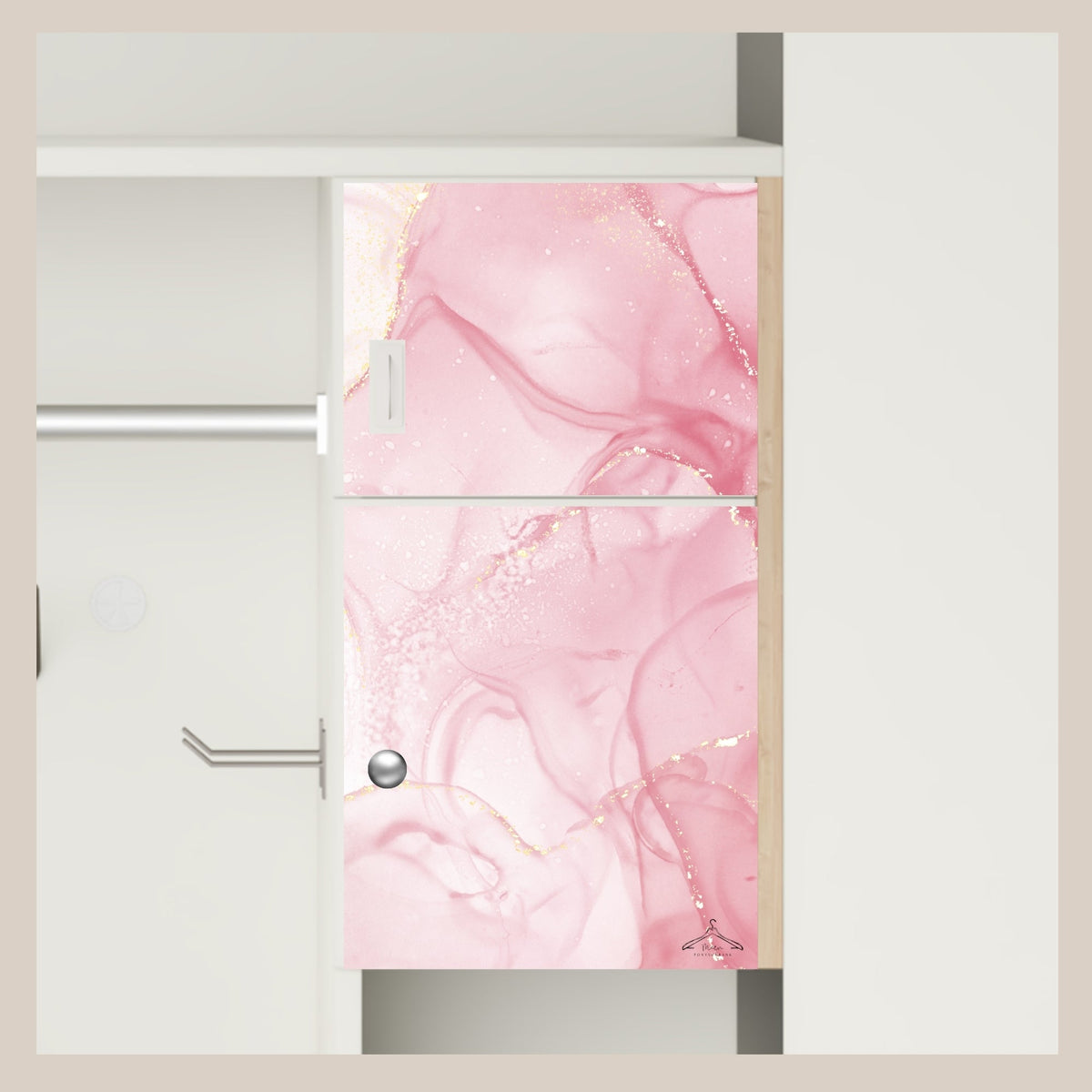 Innenfach Folie "Marmor rosa"