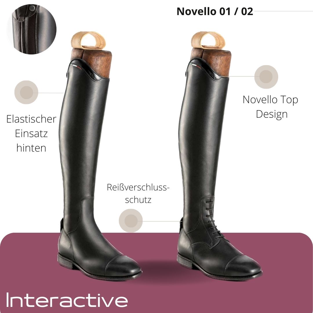 Novello 01 / Novello 02 Reitstiefel Konfigurator