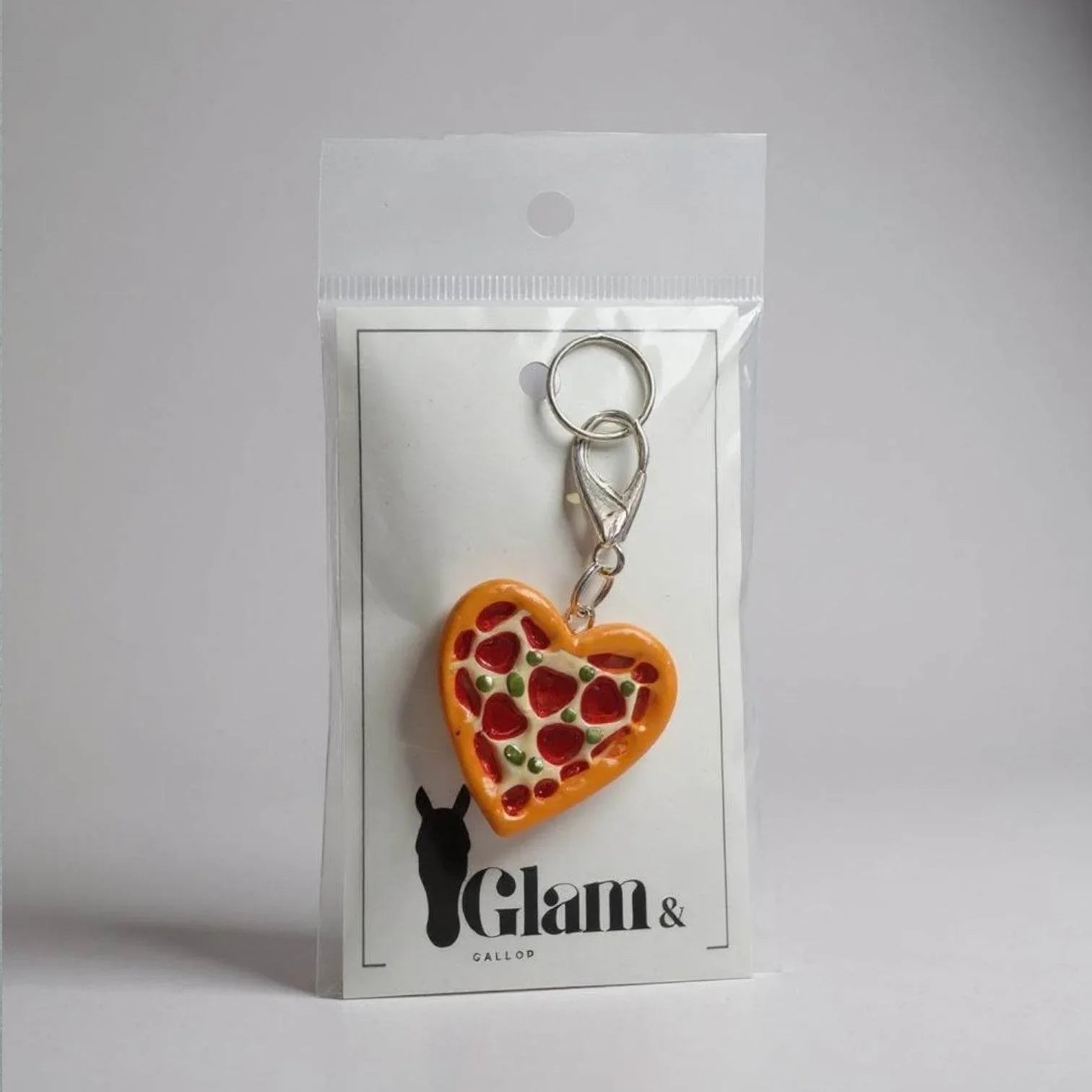 BIG PIZZA LOVE Charm