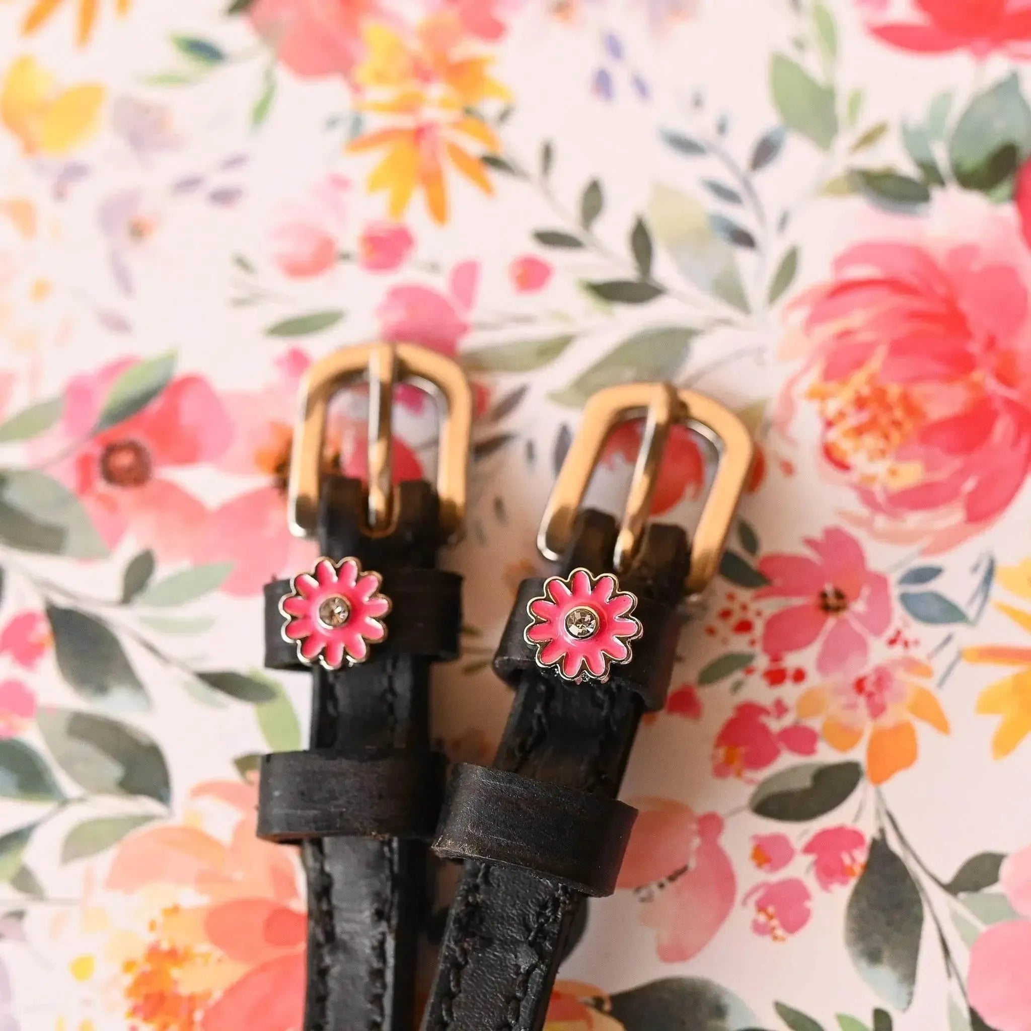 PINK FLOWER Sporenriemen - Glam & Gallop