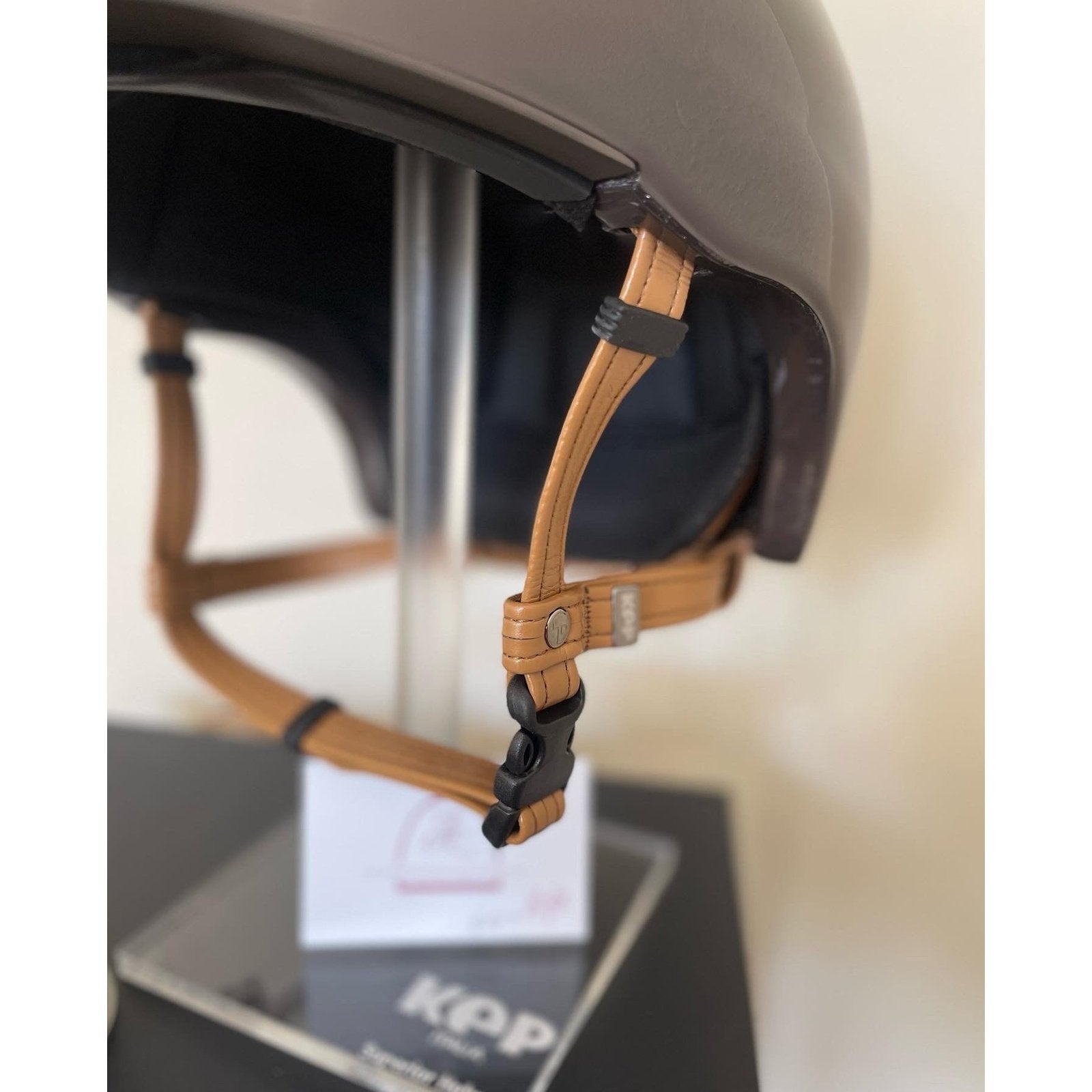 Cromo Textile Brown Polish Pink Swarovski