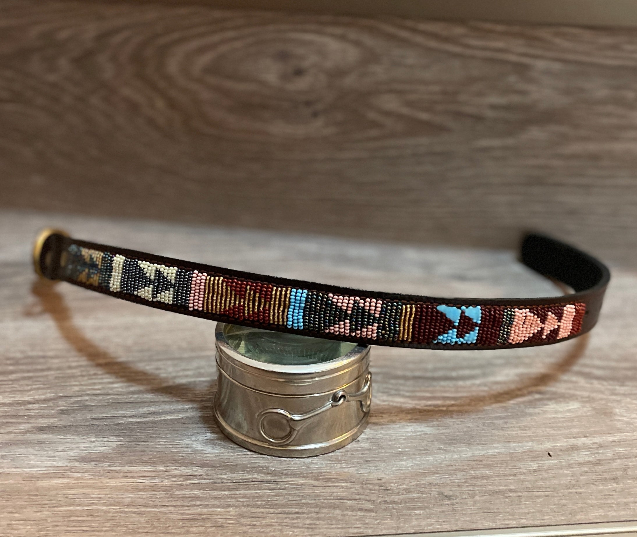 Hundehalsband GRÖßE M Perlen Maasai Kollektion