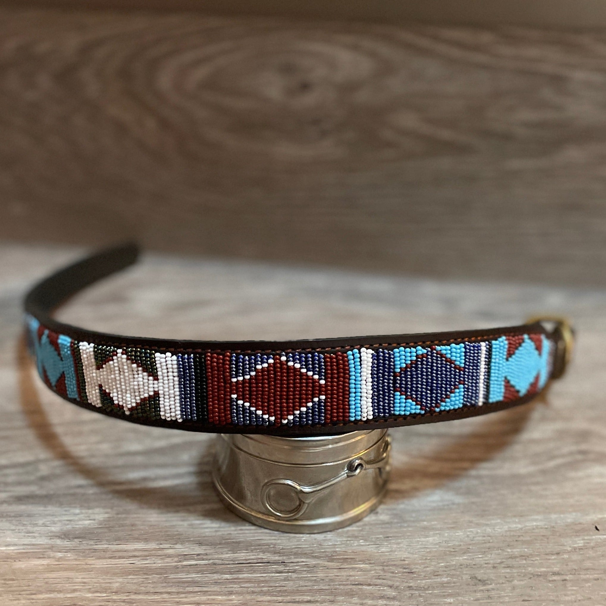 Hundehalsband GRÖßE L Perlen Maasai Kollektion