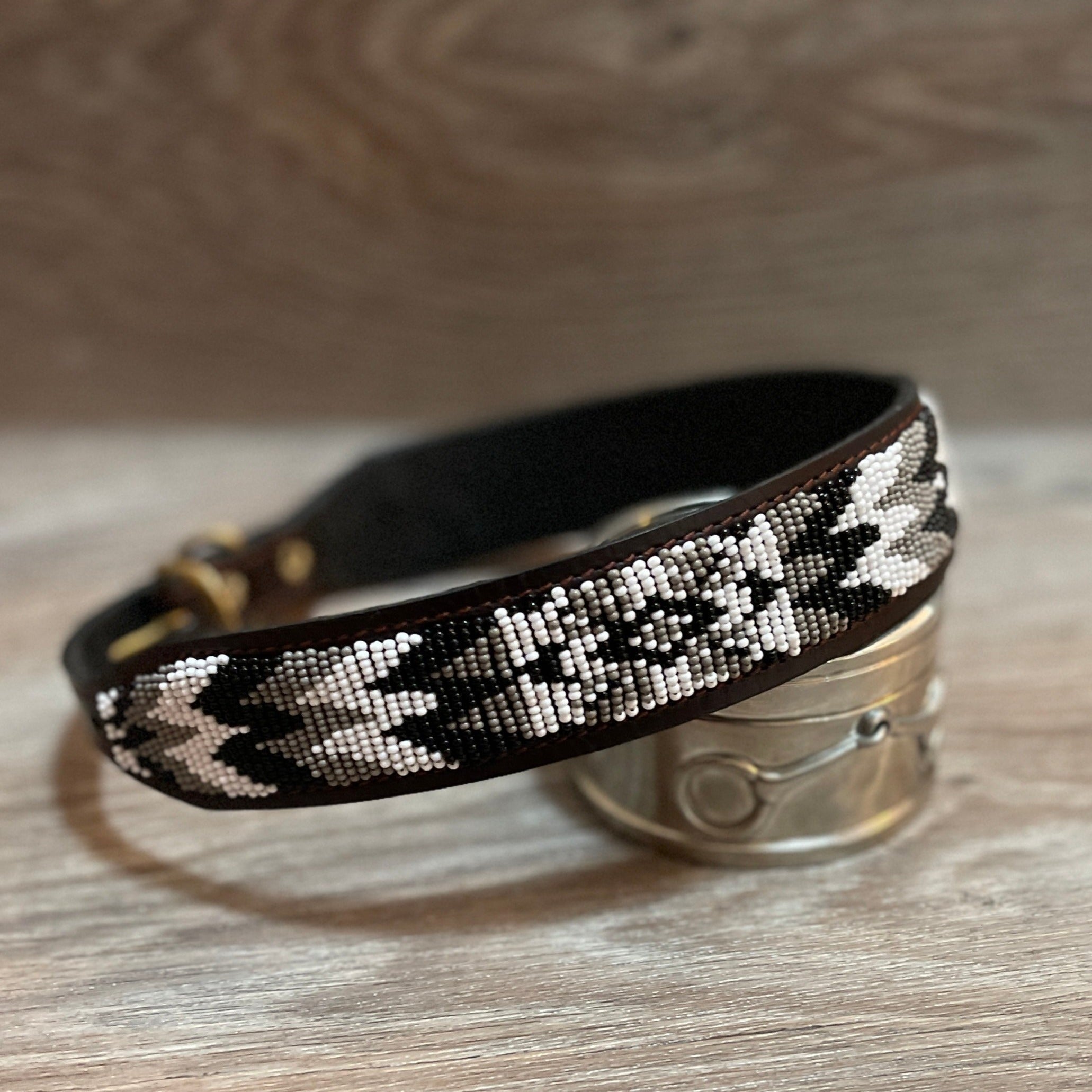 Hundehalsband GRÖßE XL Perlen Maasai Kollektion