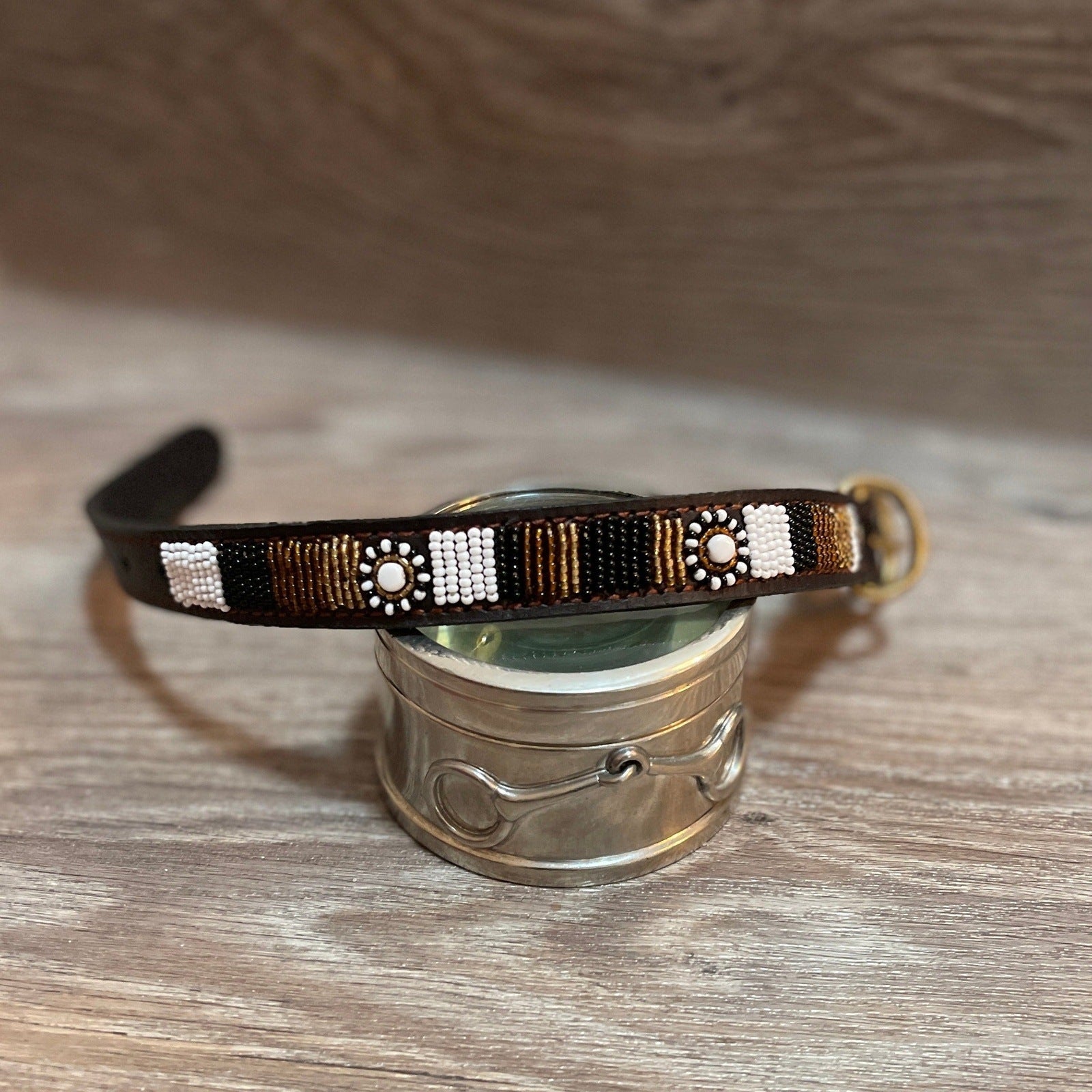 Hundehalsband GRÖßE XS Perlen Maasai Kollektion