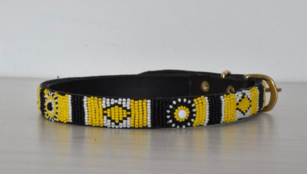 Hundehalsband Perlen Maasai Kollektion alle Designs