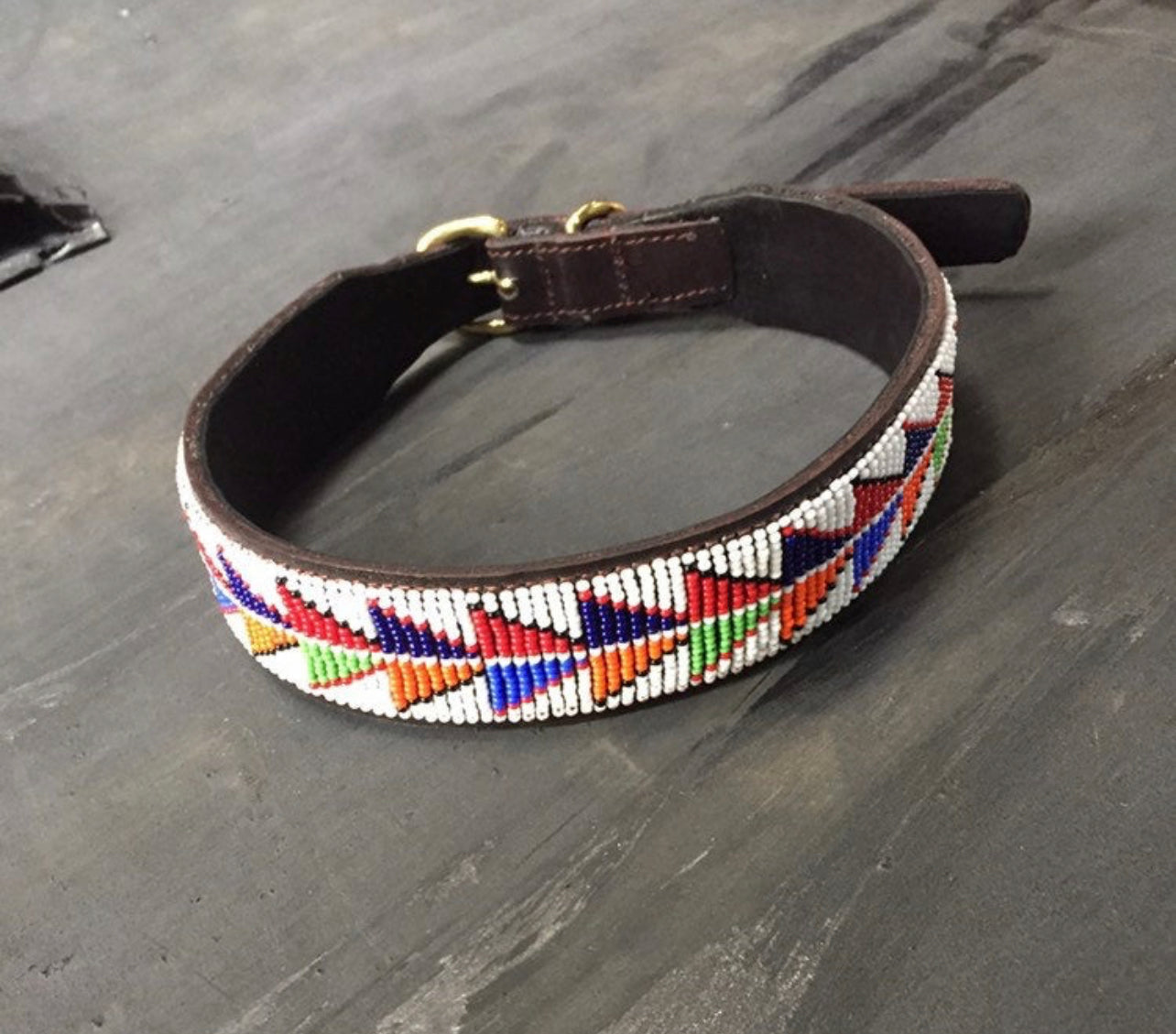 Hundehalsband Perlen Maasai Kollektion alle Designs