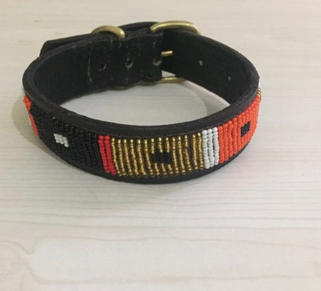 Hundehalsband Perlen Maasai Kollektion alle Designs