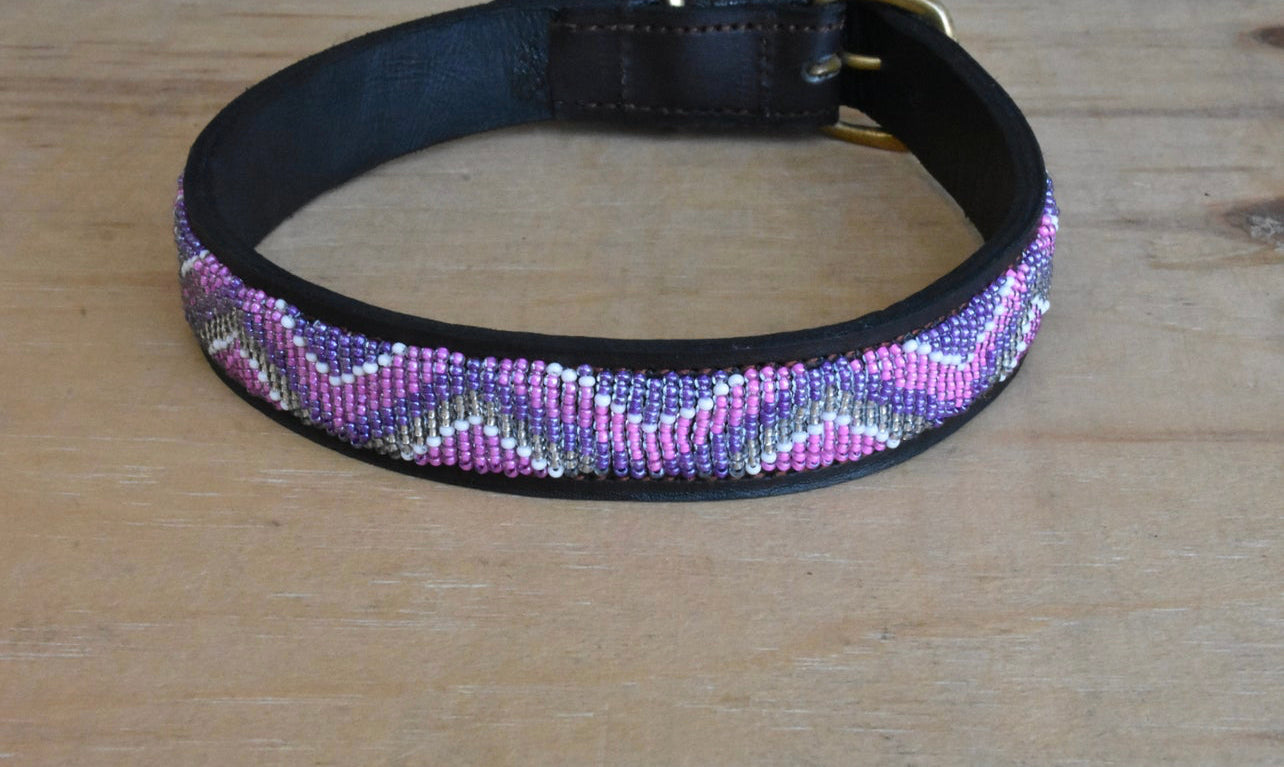 Hundehalsband Perlen Maasai Kollektion alle Designs