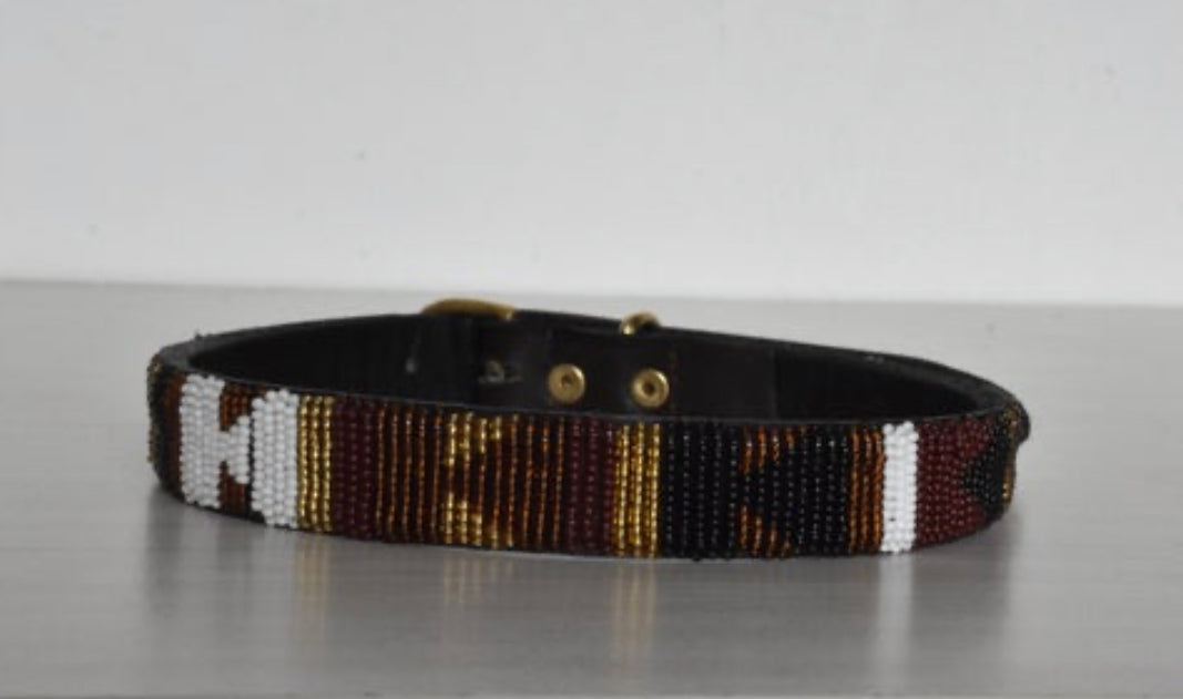 Hundehalsband Perlen Maasai Kollektion alle Designs
