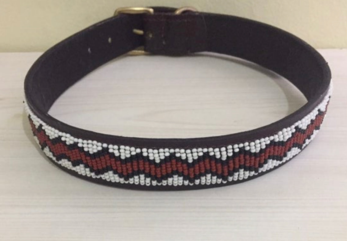 Hundehalsband Perlen Maasai Kollektion alle Designs