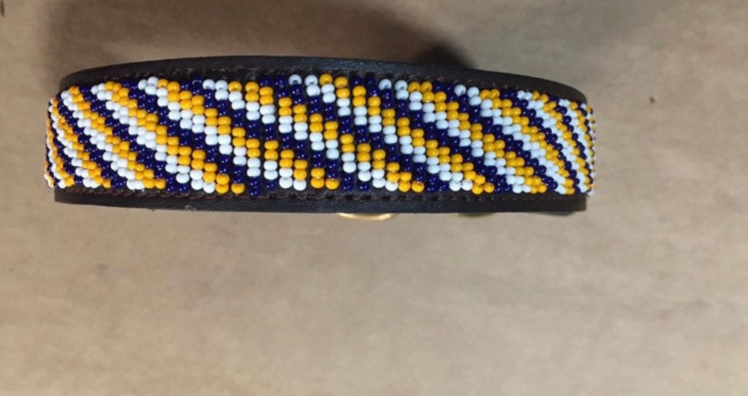 Hundehalsband Perlen Maasai Kollektion alle Designs