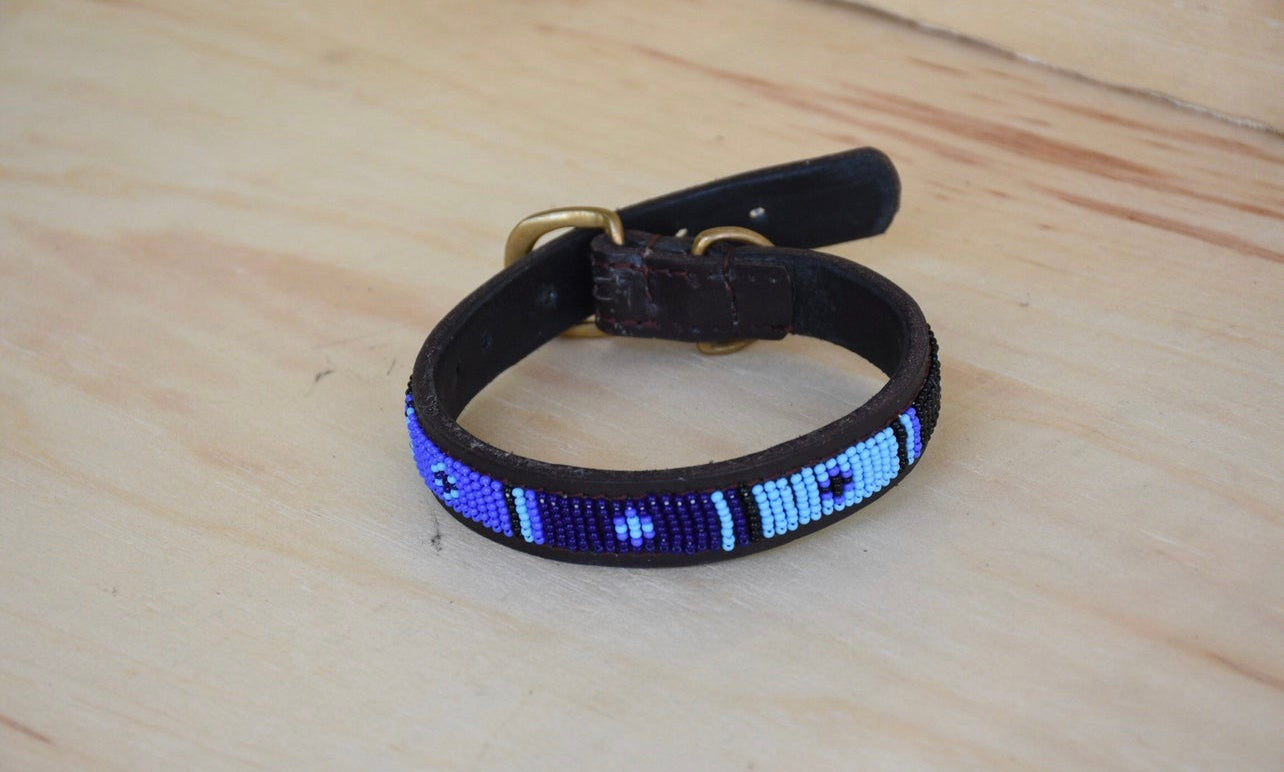 Hundehalsband Perlen Maasai Kollektion alle Designs
