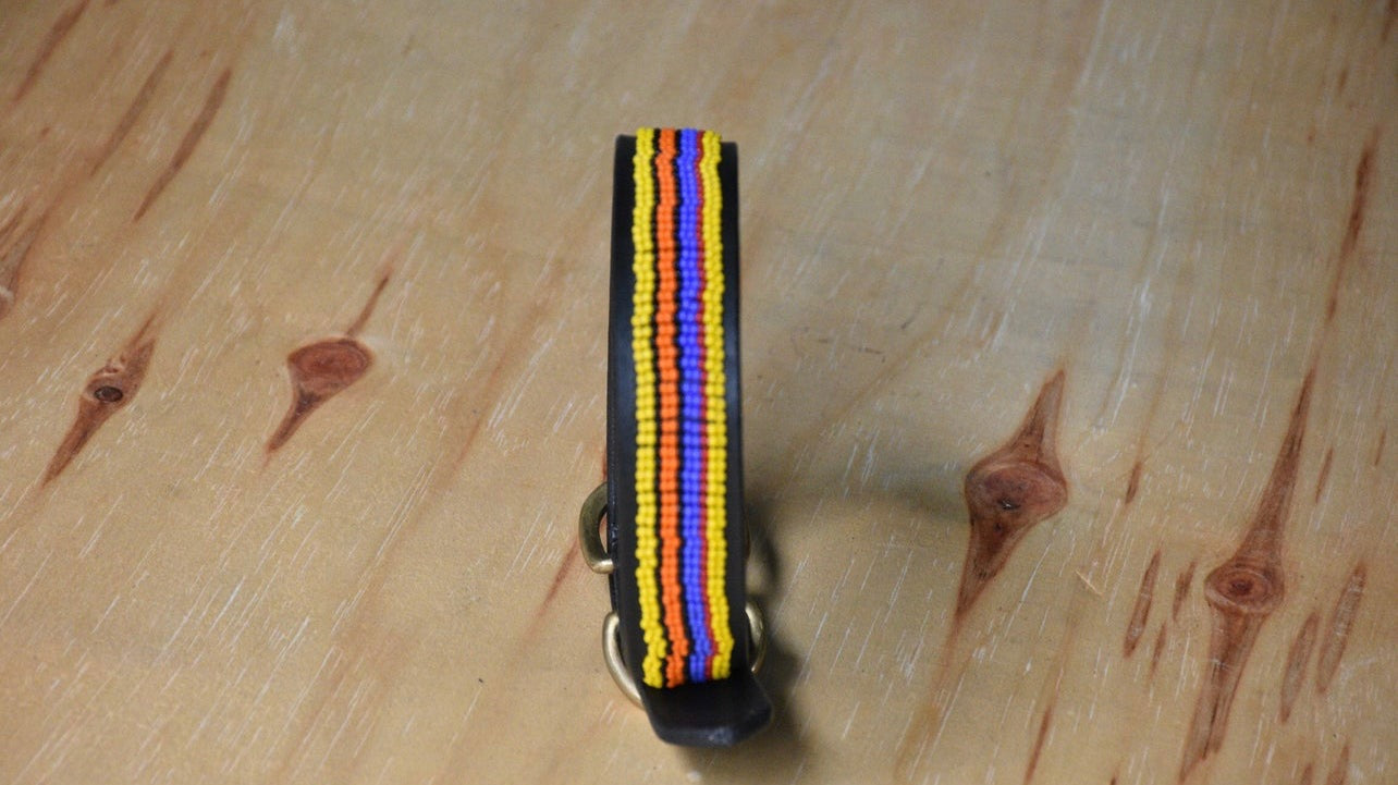 Hundehalsband Perlen Maasai Kollektion alle Designs