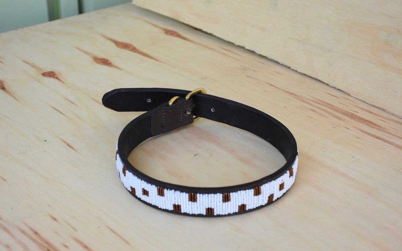 Hundehalsband Perlen Maasai Kollektion alle Designs