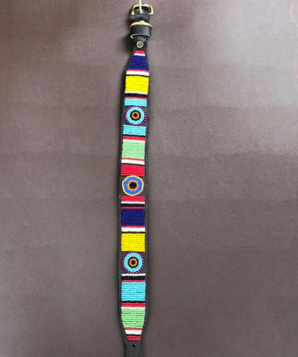 Hundehalsband Perlen Maasai Kollektion alle Designs