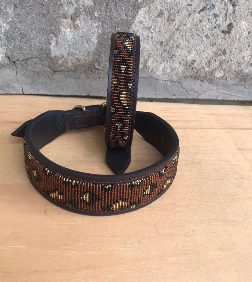 Hundehalsband Perlen Maasai Kollektion alle Designs