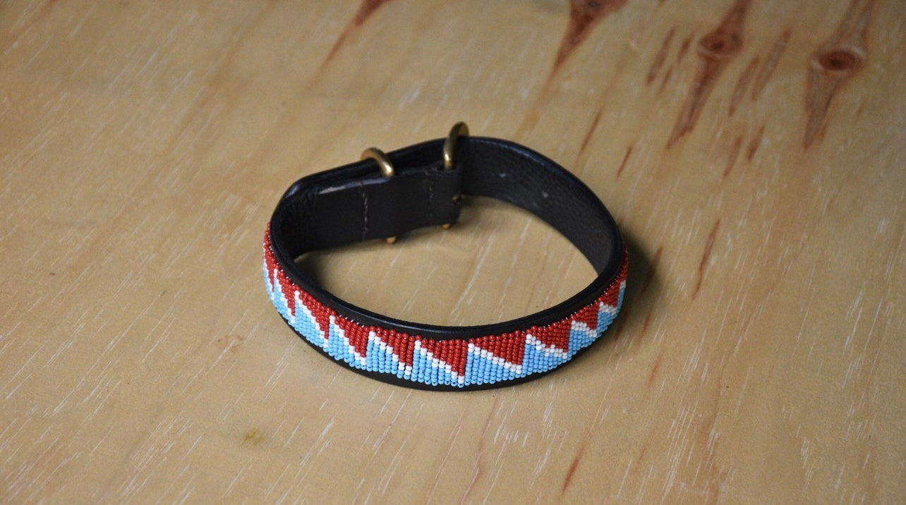 Hundehalsband Perlen Maasai Kollektion alle Designs