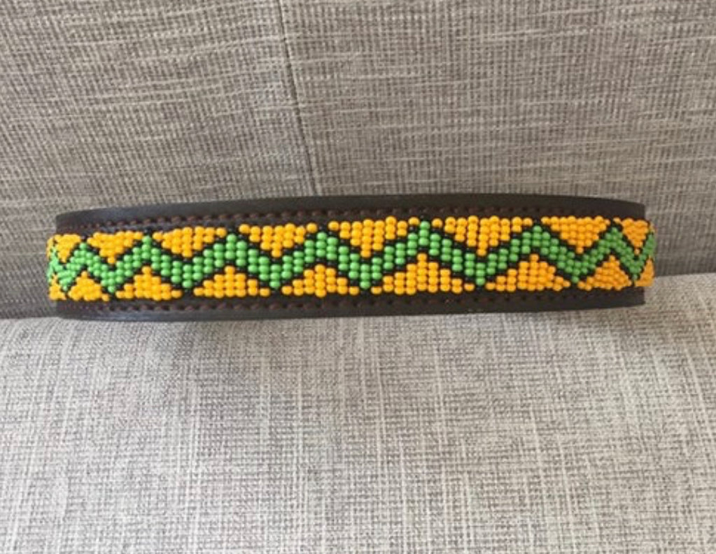 Hundehalsband Perlen Maasai Kollektion alle Designs