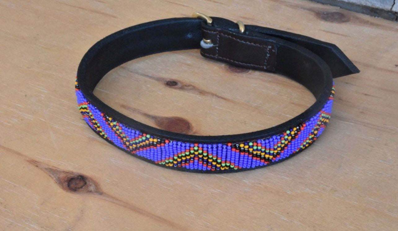Hundehalsband Perlen Maasai Kollektion alle Designs