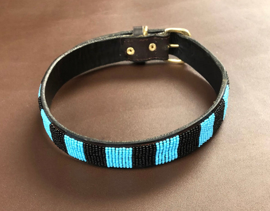 Hundehalsband Perlen Maasai Kollektion alle Designs