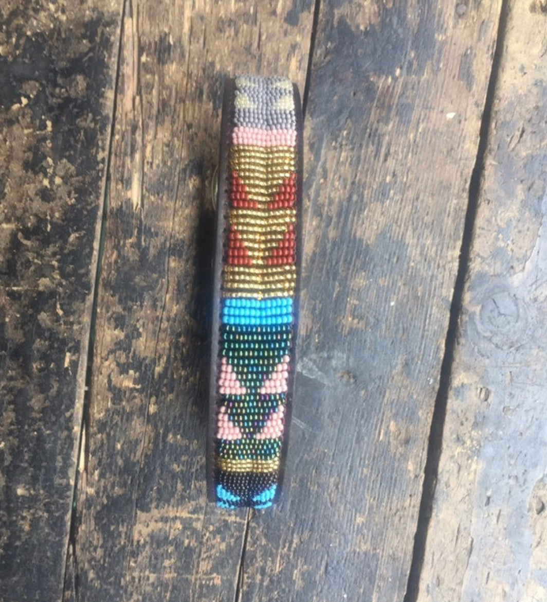 Hundehalsband Perlen Maasai Kollektion alle Designs