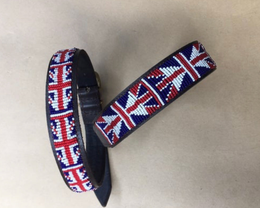 Hundehalsband Perlen Maasai Kollektion alle Designs