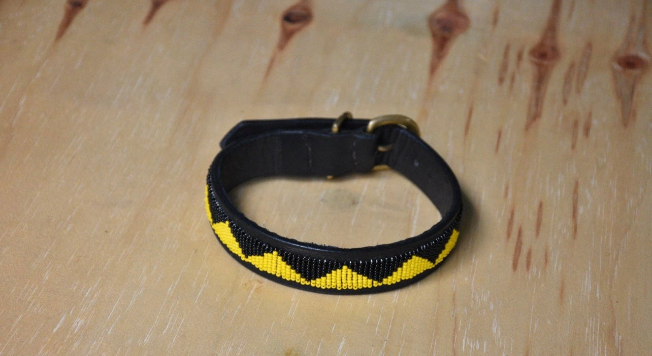 Hundehalsband Perlen Maasai Kollektion alle Designs