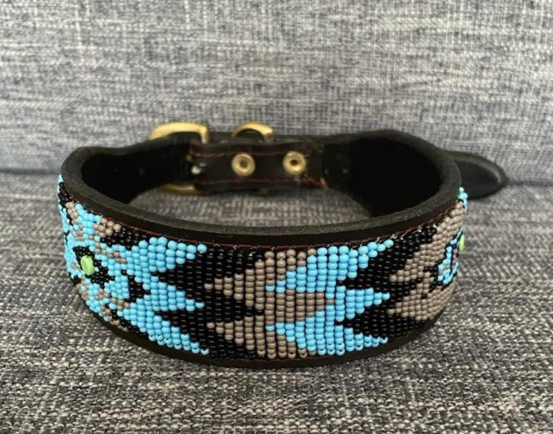 Hundehalsband Perlen Maasai Kollektion alle Designs