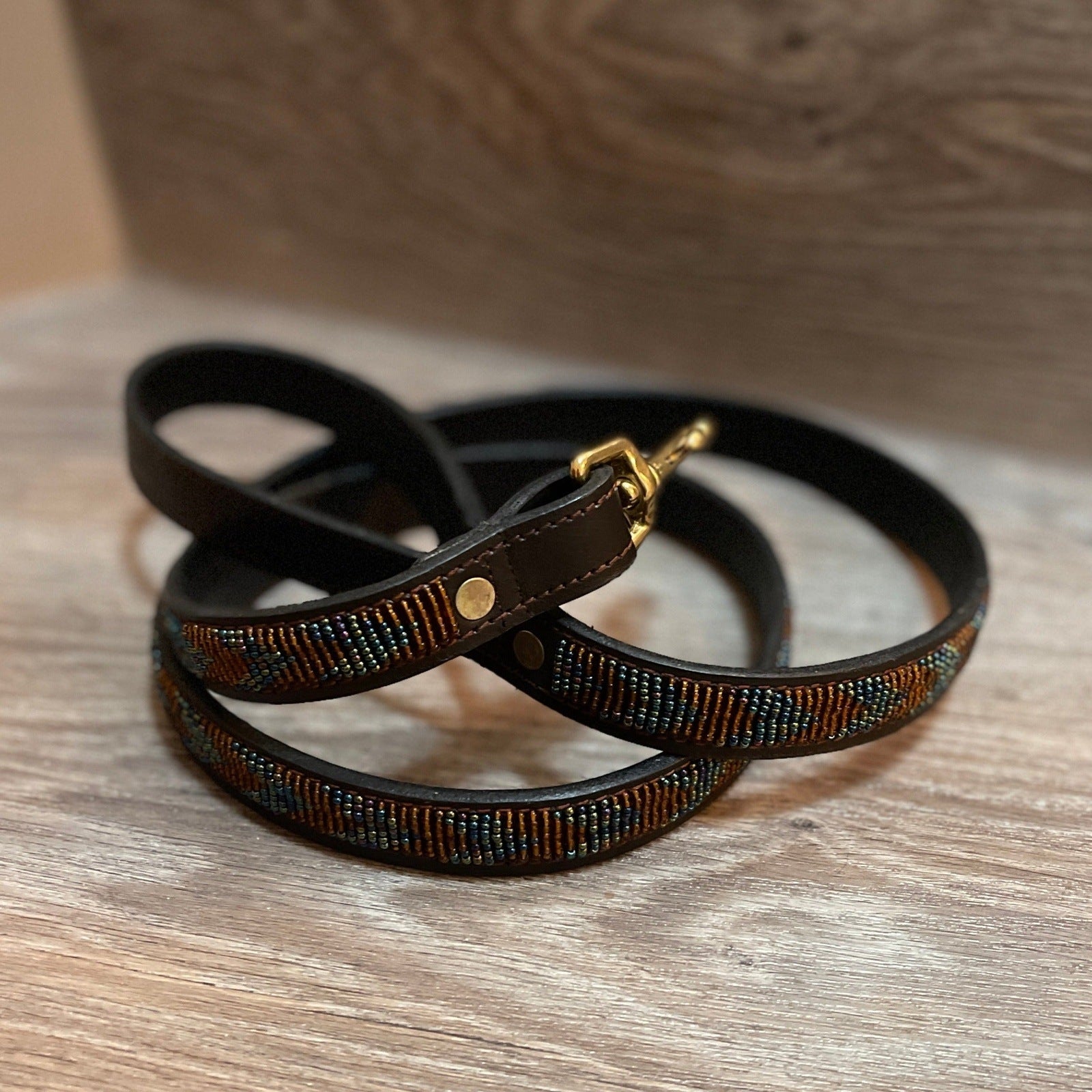 Hundeleine Perlen Maasai Kollektion