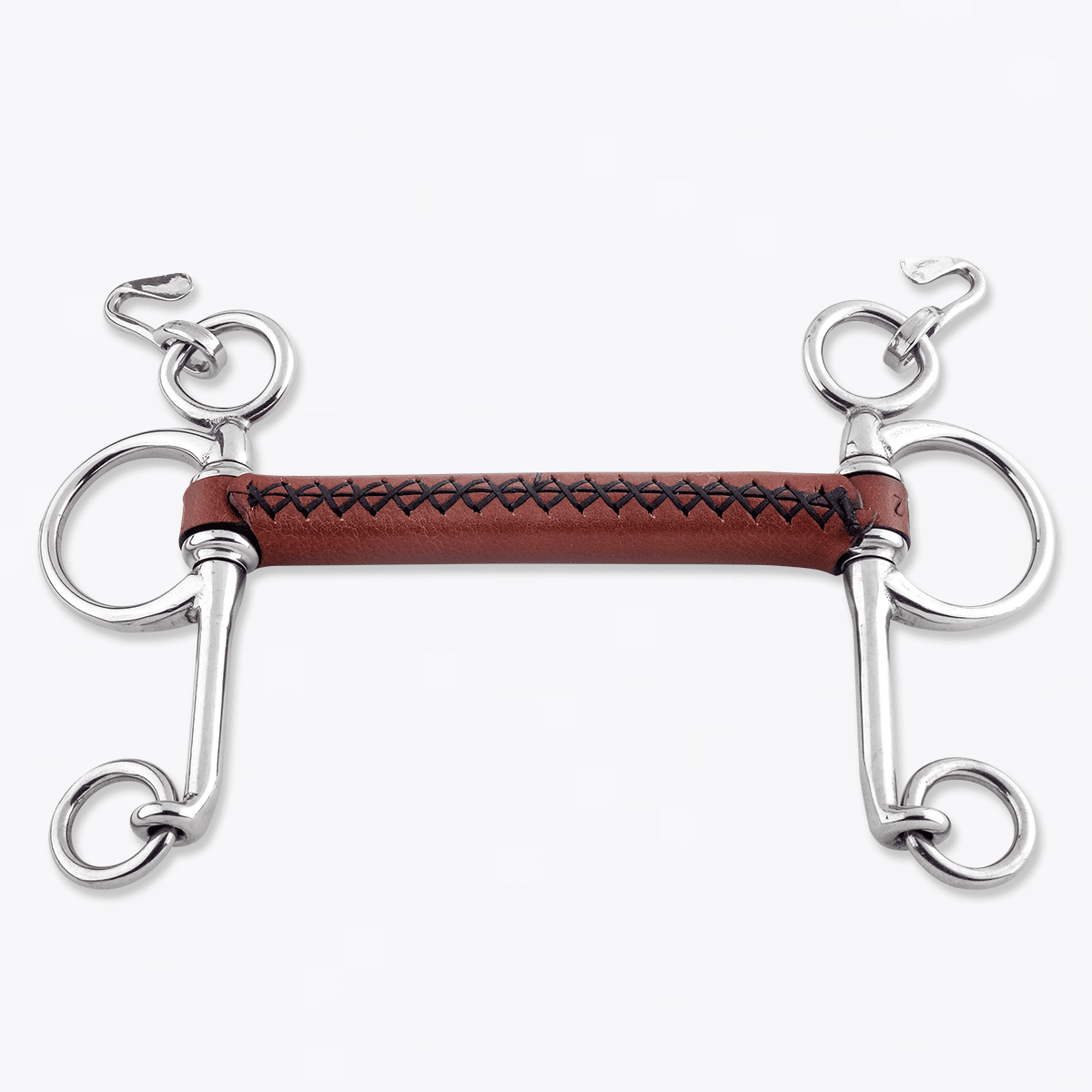 Pelham mit flexibler Lederstange