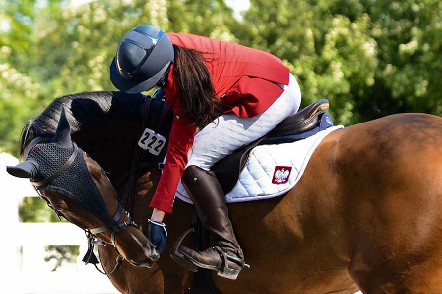 Sattelpad Springen Comfort 18mm