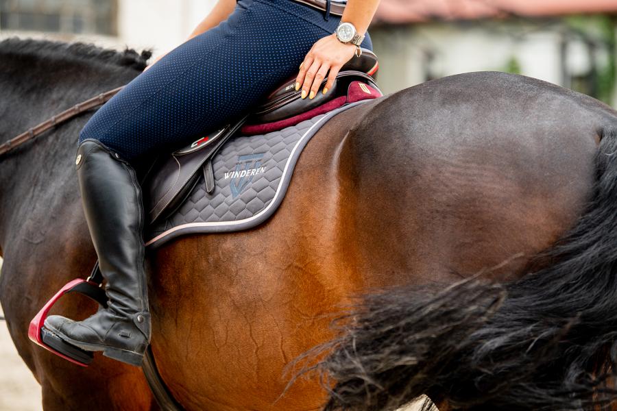 Sattelpad Springen Slim 10mm