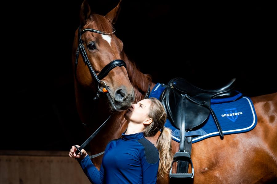 Sattelpad Springen Slim 10mm