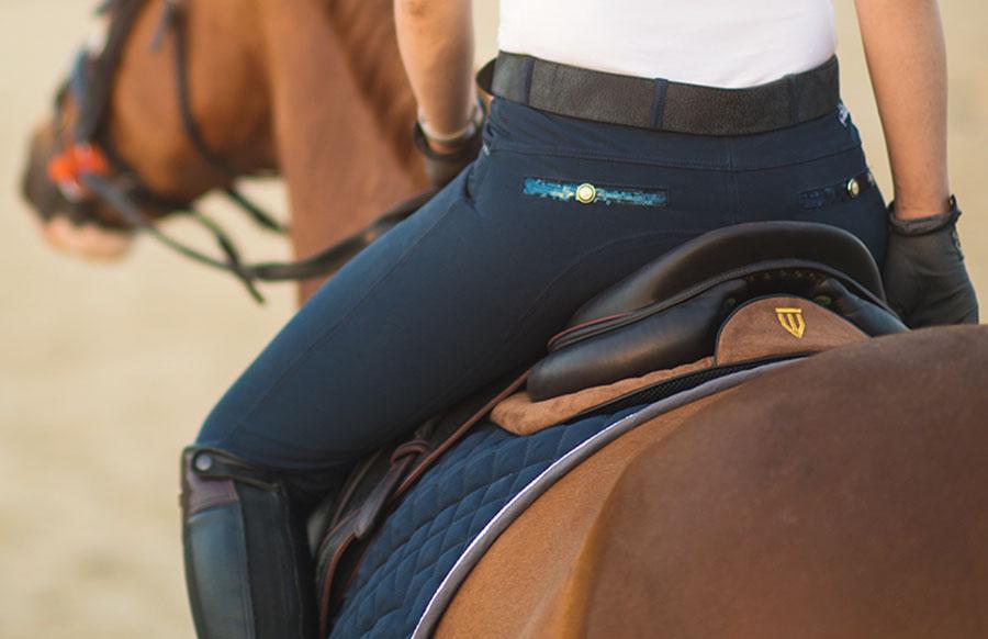 Sattelpad Springen Slim 10mm