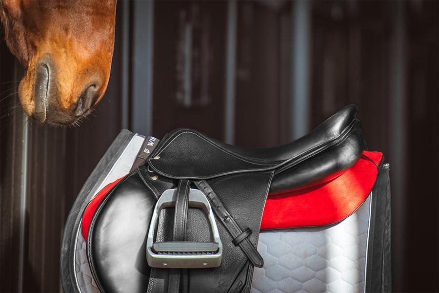 Sattelpad Springen Slim 10mm